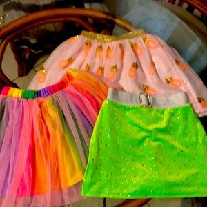 Trolls/Cat and Jack Girls Bundle of Skirts Size 6X